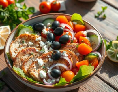 Mediterranean Chicken Bowls for Lunch