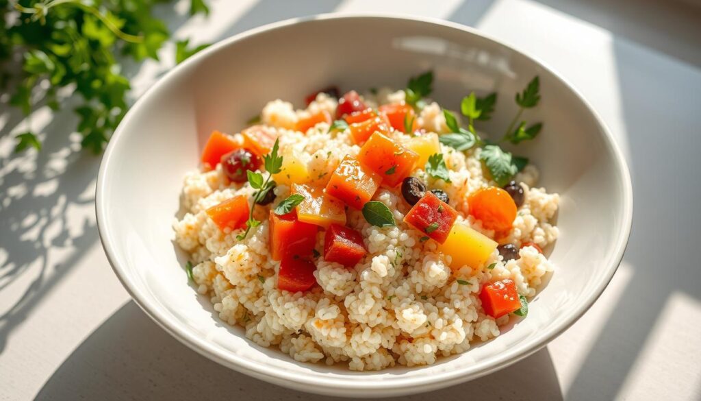 light and fluffy quinoa